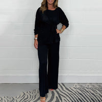 Flattering Wide-Leg Pants and Tunic Co-Ord Set for Women – Chloe