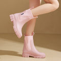 Waterproof Mid-Calf Rain Boots with Superior Grip – Emily
