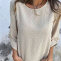 Women’s Textured Jacquard Top for Chic Everyday Looks – Olivia