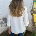 Women’s Textured Jacquard Top for Chic Everyday Looks – Olivia