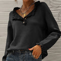 Ultra-Soft Knit Crew Neck Sweater for Everyday Comfort – Olivia