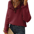 Ultra-Soft Knit Crew Neck Sweater for Everyday Comfort – Olivia