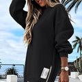 Trendy Fall Sweatshirt with Side Zipper for Relaxed Comfort – Sarah
