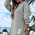 Trendy Fall Sweatshirt with Side Zipper for Relaxed Comfort – Sarah