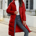 Mid-Length Hooded Jacket Coat for Women, Functional & Warm – Emily
