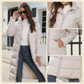 Mid-Length Hooded Jacket Coat for Women, Functional & Warm – Emily