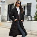Mid-Length Hooded Jacket Coat for Women, Functional & Warm – Emily