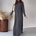 Sleek Turtleneck Sweater with Flowing Wide-Leg Pants – Olivia