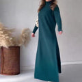 Sleek Turtleneck Sweater with Flowing Wide-Leg Pants – Olivia