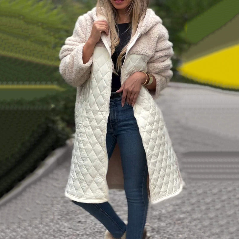 Plush Hooded Sherpa Jacket for Ultimate Warmth – Emily