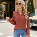Trendy Knit V-Neck Sweater for Women, Fall & Winter Staple – Emily
