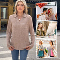 Trendy Knit V-Neck Sweater for Women, Fall & Winter Staple – Emily