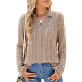 Trendy Knit V-Neck Sweater for Women, Fall & Winter Staple – Emily