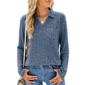 Trendy Knit V-Neck Sweater for Women, Fall & Winter Staple – Emily