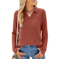 Trendy Knit V-Neck Sweater for Women, Fall & Winter Staple – Emily