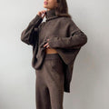 Knit Sweater Set with Wide-Leg Lounge Pants – Olivia
