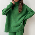 Knit Sweater Set with Wide-Leg Lounge Pants – Olivia