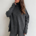 Knit Sweater Set with Wide-Leg Lounge Pants – Olivia