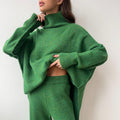 Knit Sweater Set with Wide-Leg Lounge Pants – Olivia