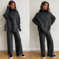 Knit Sweater Set with Wide-Leg Lounge Pants – Olivia