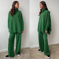 Knit Sweater Set with Wide-Leg Lounge Pants – Olivia