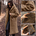 Luxurious Hooded Wool Coat with Soft Velvet Lining – Emily