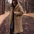 Luxurious Hooded Wool Coat with Soft Velvet Lining – Emily
