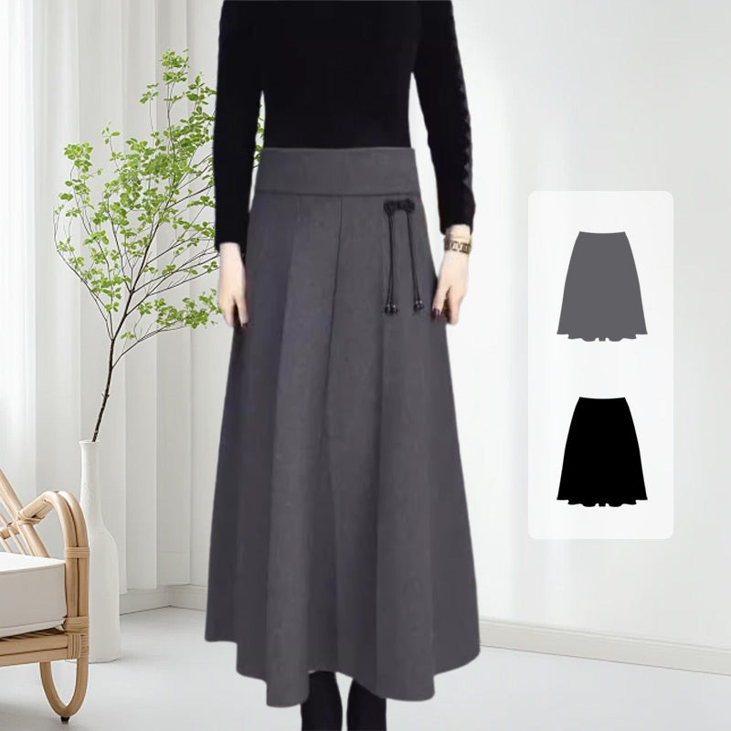 Elegant High-Waisted Long Skirt for Women’s Chic Style – Sophia