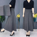 Elegant High-Waisted Long Skirt for Women’s Chic Style – Sophia