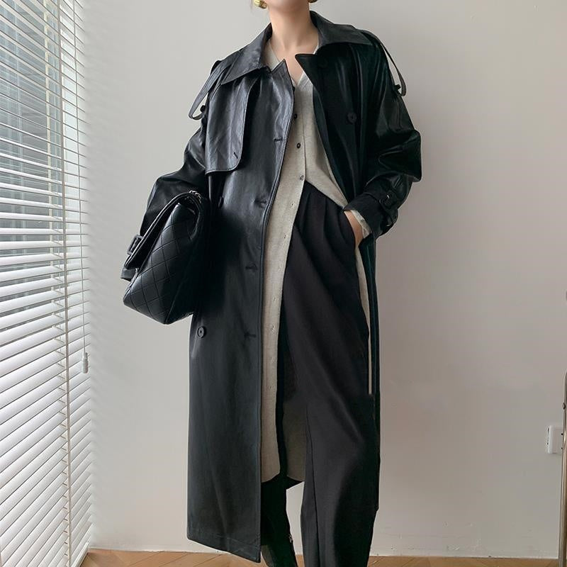 Timeless PU Leather Jacket for a Stylish Edge – Emma