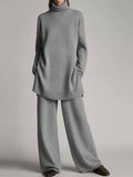 Cozy Two-Piece Knitwear Set for Casual Elegance – Sophia