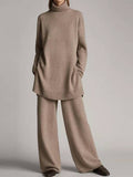 Cozy Two-Piece Knitwear Set for Casual Elegance – Sophia