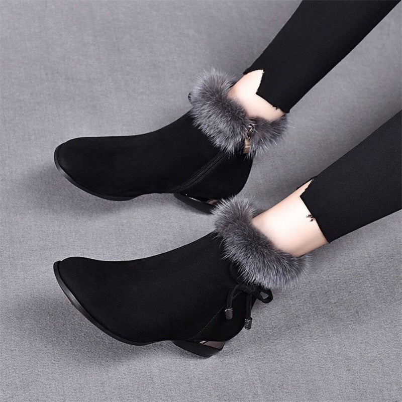 Winter Ankle Boots with Non-Slip Comfort for Women – Olivia