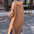 Women's Oversized Hooded Sweatshirt with Convenient Pockets - Emily
