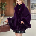 Oversized Knit Poncho Wrap, Cozy & Stylish Layering Piece – Emily