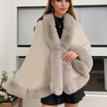 Oversized Knit Poncho Wrap, Cozy & Stylish Layering Piece – Emily