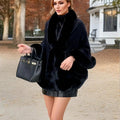 Oversized Knit Poncho Wrap, Cozy & Stylish Layering Piece – Emily