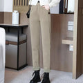 Cozy Corduroy Pants with Fleece Lining for Women – Sophia