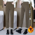 Cozy Corduroy Pants with Fleece Lining for Women – Sophia