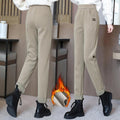 Cozy Corduroy Pants with Fleece Lining for Women – Sophia