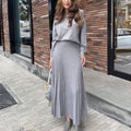Trendy Long-Sleeve Skirt Set for Modern Elegance – Sophia