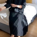 Trendy Long-Sleeve Skirt Set for Modern Elegance – Sophia