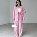 Elegant Women’s Blazer Pants Suit Set for Formal Wear – Emily