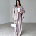 Elegant Women’s Blazer Pants Suit Set for Formal Wear – Emily