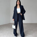 Elegant Women’s Blazer Pants Suit Set for Formal Wear – Emily