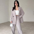 Elegant Women’s Blazer Pants Suit Set for Formal Wear – Emily