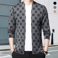Warm Men's Casual Coat with Letter Print and Pockets – David