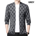 Warm Men's Casual Coat with Letter Print and Pockets – David
