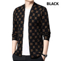Warm Men's Casual Coat with Letter Print and Pockets – David
