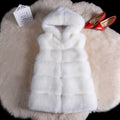 Faux Fur Hooded Vest, Ultra-Warm & Fashion-Forward – Emily